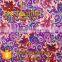 2016 newest flower PVC leather synthetic leather