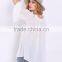White Off The Shoulder Top Blouse Women Fashion Clothing 2016