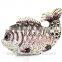 Hello kitty animal stone crystal evening clutch bags gold color clutch bags for wedding evening bags