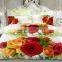 New design 3D Rose Luxury 4 pcs king bedding sets duvets cover bed linens home textiles