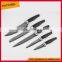 P3-5 5pcs Non-stick coating colorful kitchen knife set with PP handle