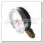 High quality 80mm black steel brass internal gauge pressure thermometer