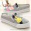NO.WBT015G Hot Sales High Quality Gray Canvas Shoes