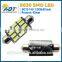 Fast Shipping 42mm 5630 auto led lamps 12V 12leds blue car led bulbs