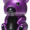 Portable mini bear speaker music player with fm radio