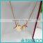 Stainless steel couple necklace titanium steel rose gold pendant necklace Beas pendant