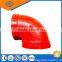 ductile iron grooved 45 degree elbow