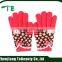 jacquard five finger gloves