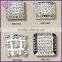 New Arrival decorative wedding invitation round rhinestone buckle
