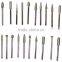 diamond abrasive mounted points with 6mm shank