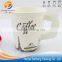 Custom printed disposable paper tea/coffee cups with handle