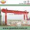 mobile electric double girder wheel gantry crane