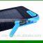 5000mAh Solar Panel Portable Solar Charger Mobile Power Bank 5v 2a For iPhone 6 Plus For Samsung Android Smartphone