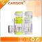 Colorful glass tea infuser water bottle with silicone sleeve