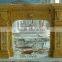 Best Choice Best Quality Good Prices Durable Curved Yellow Gas Fireplace Mantel