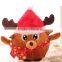 2016 New Custom Soft Cute Stuffed Christmas Ornament