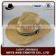 Straw knitted outdoor brown men cowboy hat