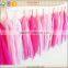 Small Hanging tissue paper tassel for wedding decoration