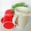 Wholesale multiple colors custom logo ceramic mugs