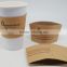 100% eco-friendly cup sleeve in paper with custom logos