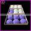 purple rose balls wedding