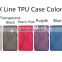 Cell phone accessory "X" Line Design Frosted Surface Soft TPU Pudding Case for huawei d199 tpu cover factory price