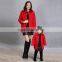 Mother and baby beautiful wool girl winter coats