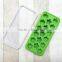 Star And Apple Shape Fancy Ice Cube Trays With Lid Silicone Candy Molds