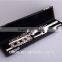 Musical instrument 17 open holes silver plated flute with Split E mechanism offset-G keys and B foot