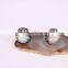 crystal pave mother of pearl ring designs silver plated natural druzy freshwater pearl rings