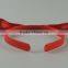 Simple design red bow headdress party hair band