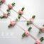 New arrival delicate red ribbon rose cotton crochet lace trim for girls Dress garment accessories