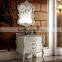WTS6022 luxury Elegant Goldleaf hotel Bathroom Vanity cabinets with Mirror for Master Room