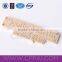 Nick-free finish plating embossed gold sewing metal label