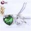 fashion women heart perfume essential oil necklace diffuser locket