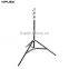 Factory supply studio photo camera light stand 2.8m with detachable aixs portable