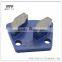 Double hexagon diamond segments metal bond magnetic grinding pads for floor grinding machine