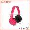 China factory supply fashion computer headphone wired 3.5mm stereo plug headsets