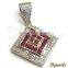 Turquoise Diamond Pendants, Diamond Gold Pendants, Diamond Jewelry