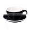 300ml Top Quality Color Glazed Ceramic Stoneware Coffee Tea Cups With Saucers Sets