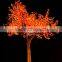 Led outdoor maple leaf lighted trees