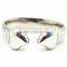 316L stainless steel bangles with heart charms opening
