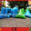Customized Green&Blue Inflatable Paintball Bunker For Paintball Arena Game