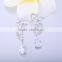long drop big gemstone jewelry set earrings