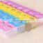 Contemporary Manufacture Round Shaped Pharmacy Plastic Pill Box