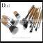 11 Pcs Beauty wool blush eye shadow concealer cosmetic makeup brush