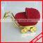 hot sale China export velvet wedding favor jewelry box