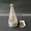 wholesale two colors tower shape beautful incense burner with cryatsl and round bottom