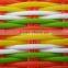Colorful plastic woven hand basket fruit vegetable used mini shopping baskets