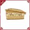 Amazing hollow handwoven bread dessert display easter baskets wholesale